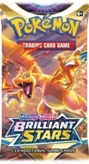 Pokemon SWSH9 Brilliant Stars Booster Pack -- RANDOM PACK ART